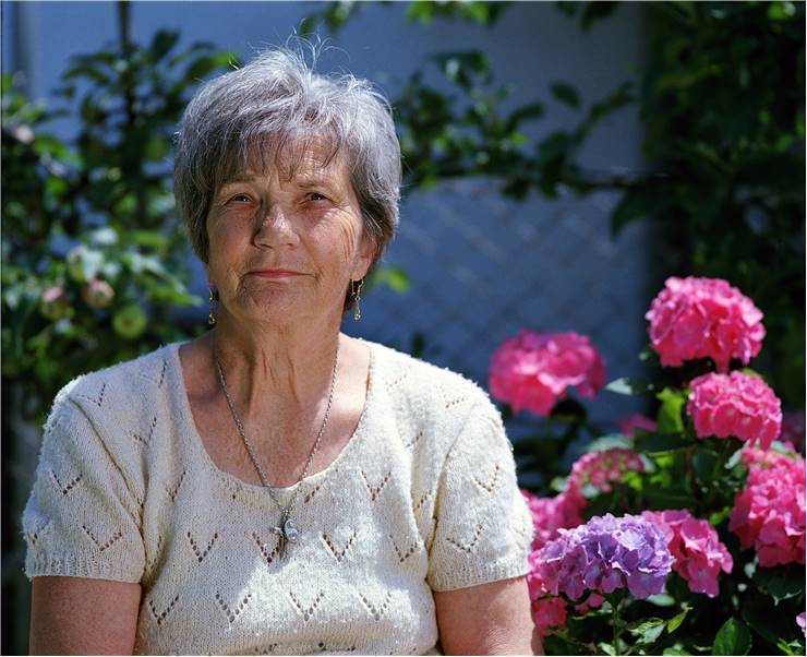 Senior Woman In Garden